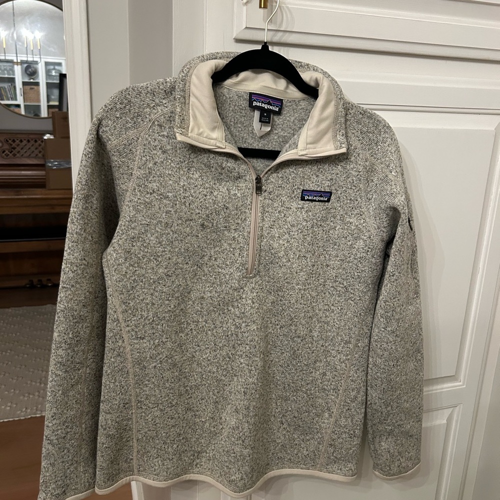 Patagonia Gray Zip Up Sweater Fleece Casual